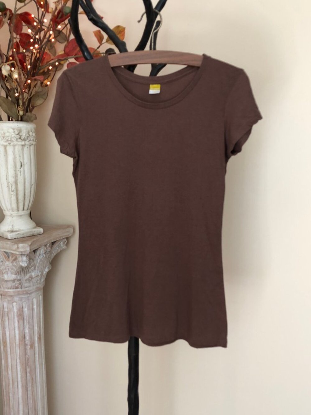 Onno S brown t-shirt longer length